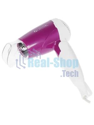 Фен Centek CT-2230 фиолетовый/белый, 1200 Вт, компактный