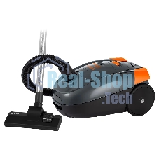 Пылесос Vitek VT-1819 (MC) серый/оранжевый, 400/1400 Вт, уборка сухая, пылесборник мешок 3 л