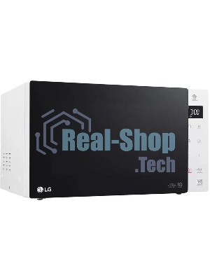 Микроволновая печь LG MW25R35GISW белый/черный, 25 л, 1000 Вт, переключатели - сенсор