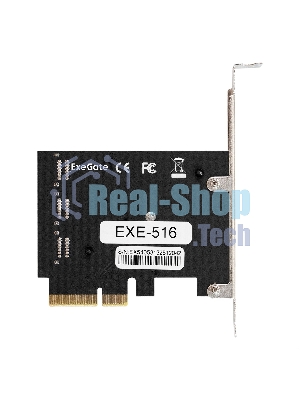 Контроллер ExeGate EXE-516 (PCI-E x4 v3.0, SATA3 6Gb/s, 6 int, ASMedia Chipset ASM1166)