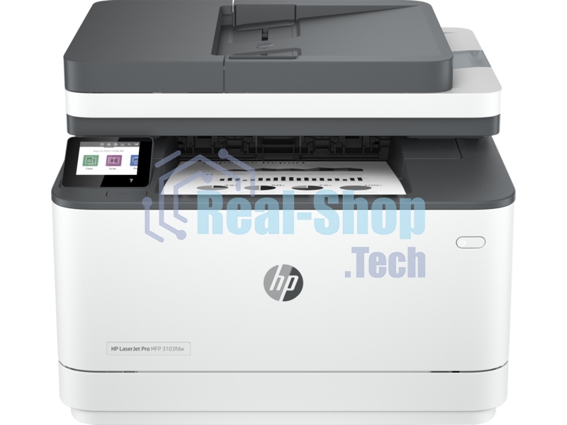 МФУ лазерное HP LaserJet Pro 3103fdw (3G632A), A4, ч/б, печ. 33 стр/мин., скан до 19 стр/мин. (ч/б) 8 стр/мин. цвет, 1200x1200 dpi, Ethernet (RJ-45), USB 2.0, Wi-Fi