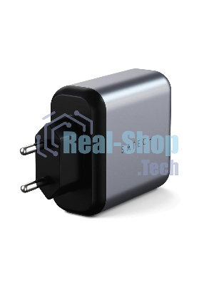Сетевое зар./устр. Satechi USB-C GaN Wall Charger 30W 3A (PD) USB Type-C универсальное серый (ST-UC30WCM-EU)