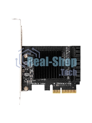 Контроллер ExeGate EXE-516 (PCI-E x4 v3.0, SATA3 6Gb/s, 6 int, ASMedia Chipset ASM1166)