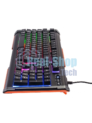 Клавиатура Oklick 710G черный/серый USB Multimedia