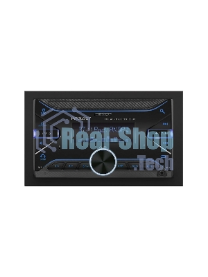 Автомагнитола Prology MPR-100, 2 DIN, Bluetooth, USB Type-A, AUX, пульт ДУ