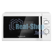 Микроволновая печь HOME HMM207СW белый, 20 л, 700 Вт, переключатели - поворотный механизм