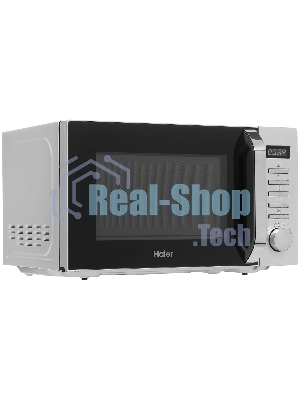 Микроволновая печь Haier HMB-DM208SA серебристый/черный, 20 л, 800 Вт, переключатели - кнопки, поворотный механизм
