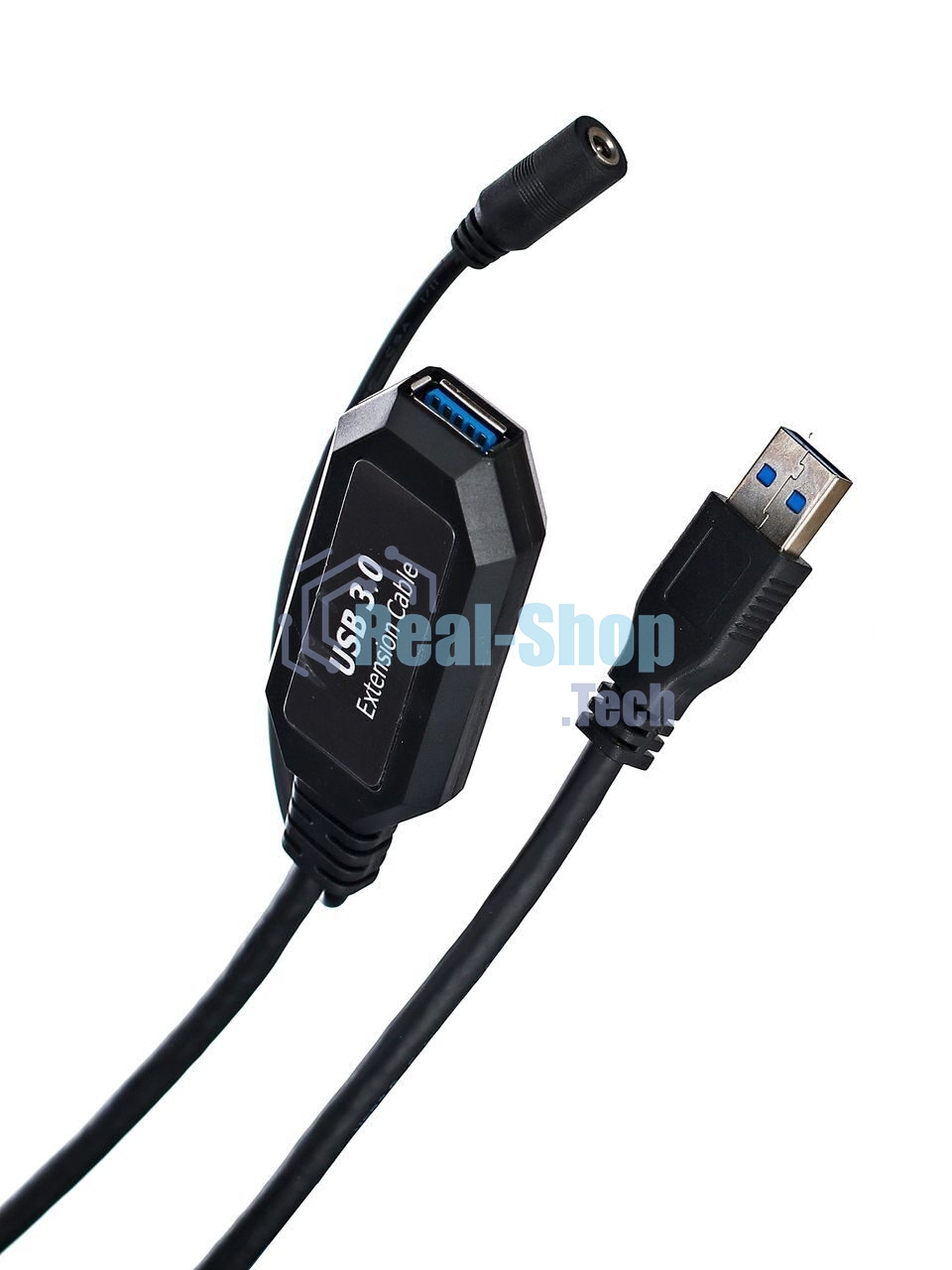 Кабель-адаптер USB3.0-repeater, удлинительный активный Am-->Af 5м VCOM