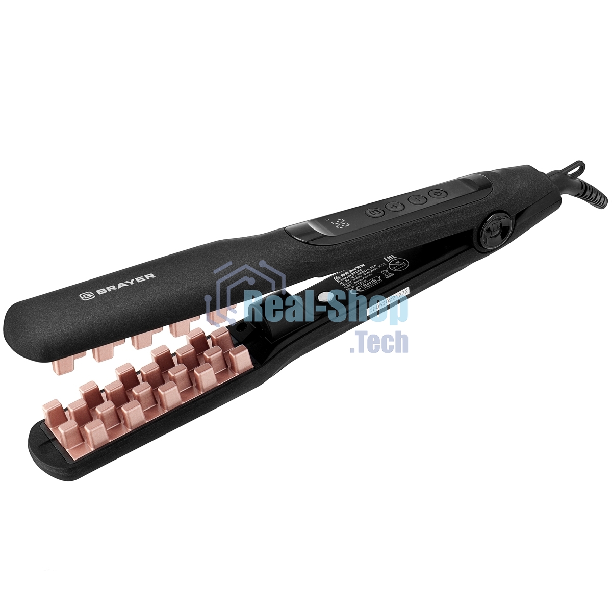 Мультистайлер BRAYER BR3306 черный, 20 мм, 230 °C, 16 режимов