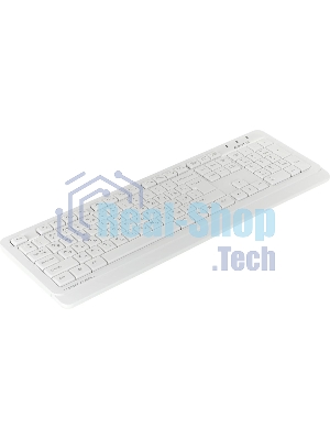 Комплект клавиатура+мышь A4Tech FStyler FG1012 беспроводной, USB, 1200 DPI, белый
