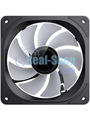 Вентилятор для корпуса JONSBO FR-606BR Reverse (120x120x25мм, 4-pin PWM, ARGb, 35.99CFM, 26.5dBA, 1500RPM, черный)