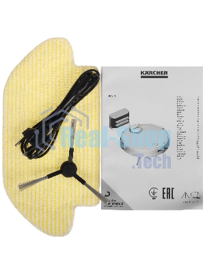 Робот-пылесос Karcher RVC 3 Comfort белый, 2600 мАч Li-Ion, уборка сухая/влажная, пылесборник контейнер 0.5 л