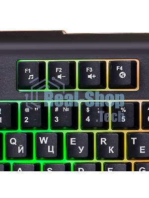 Клавиатура Oklick 710G черный/серый USB Multimedia