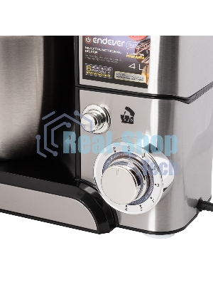Миксер планетарный Endever Sigma-17 серебристый, 1100 Вт