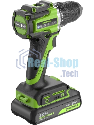 Дрель безударная Greenworks DD560 патрон:быстрозажимной реверс (3708407CUC)