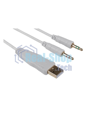 Гарнитура Redragon Mento белый, проводная, USB / 2 x mini jack 3.5 мм, подсветка