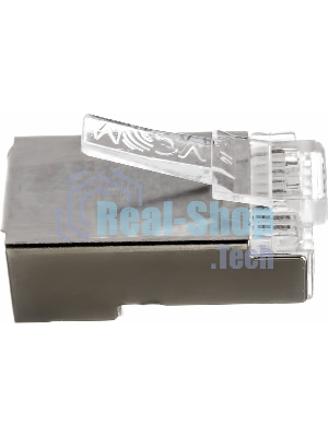 Коннектор VCOM RJ45 8P8C для FTP кабеля 5 кат. экранированные, 20 шт,