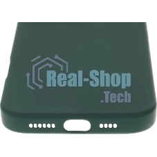Чехол Microfiber Case для Apple iPhone 16 Pro Max зеленый опал, Borasco