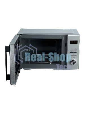 Микроволновая печь General Electronics GE-DS525S серебро, 25 л, 900 Вт, переключатели — электронный