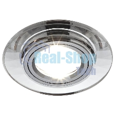 Встраиваемый точечный светильник Ambrella Light 8160 CL хром MR16 D95 mm