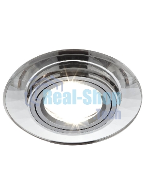 Встраиваемый точечный светильник Ambrella Light 8160 CL хром MR16 D95 mm