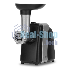 Мясорубка электрическая Vitek VT-3615 черный, 1700 Вт, 2.0 кг/мин, реверс, защита от перегрузки, насадки - 4