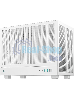 Компьютерный корпус Deepcool CH160 MESH WH без БП, белый, MINI-ITX