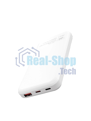 Портативный аккумулятор MORE CHOICE (4620202552747) PB29-10 10000mAh 1USB+2Type-C 3.0A 22.5W+PD20W+QC3.0, белый