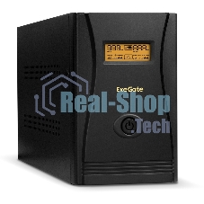 Источник бесперебойного питания ExeGate EP285529RUS SpecialPro Smart LLB-2200.LCD.AVR.C13.RJ.USB 2200VA/1300W, LCD, AVR, 6*IEC-C13, RJ45/11, USB, черный