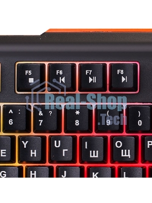 Клавиатура Oklick 710G черный/серый USB Multimedia