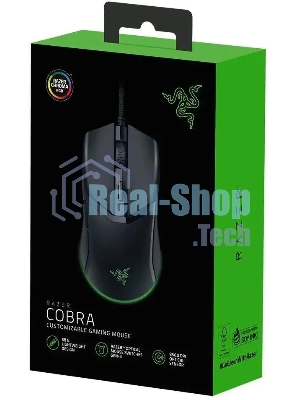 Мышь проводная Razer Cobra черный, 8500 dpi, USB, кнопки - 6