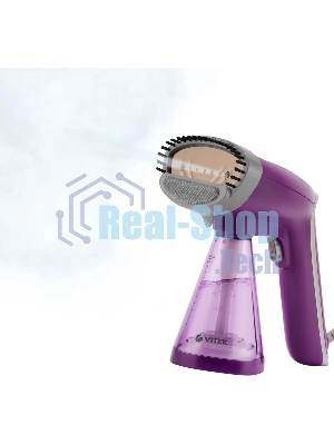 Отпариватель Vitek VT-2438 фиолетовый, 1700 Вт, 25 г/мин, 280 мл