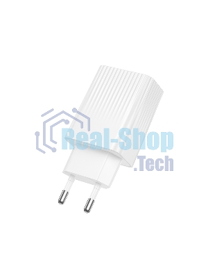 Сетевое зарядное устройство BOROFONE (6941991122880) BAS76A 1USB+1Type-C 3.0A QC3.0 PD 30W White