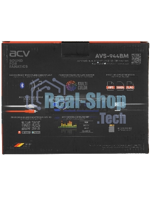 Автомагнитола ACV AVS-944BM, 1 DIN, Bluetooth, USB Type-A, AUX