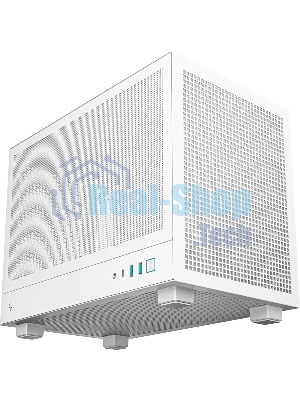 Компьютерный корпус Deepcool CH160 MESH WH без БП, белый, MINI-ITX