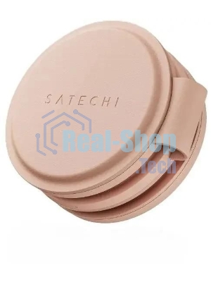 Переносное зарядное устройство Satechi Qi2 OntheGo 3-in-1 Wireless Charger, нежно-розовый