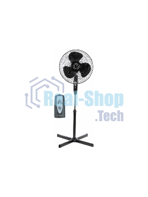 Вентилятор Energy ELEGANCE EN-1624 чёрный, напольный, 45 Вт, 3 скорости, 40 см