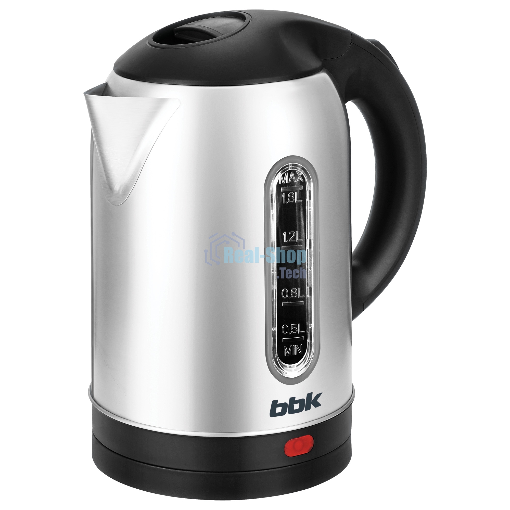 Чайник электрический BBK EK1815S черный/нержавеющая сталь