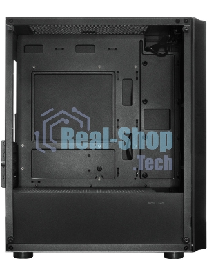 Компьютерный корпус XASTRA A402M 4FRGb Black mATX/Mesh/full-size TG/4x120мм FRGb fans/A402M-4FC12F-BK