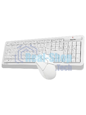 Комплект клавиатура+мышь A4Tech FStyler FG1012 беспроводной, USB, 1200 DPI, белый