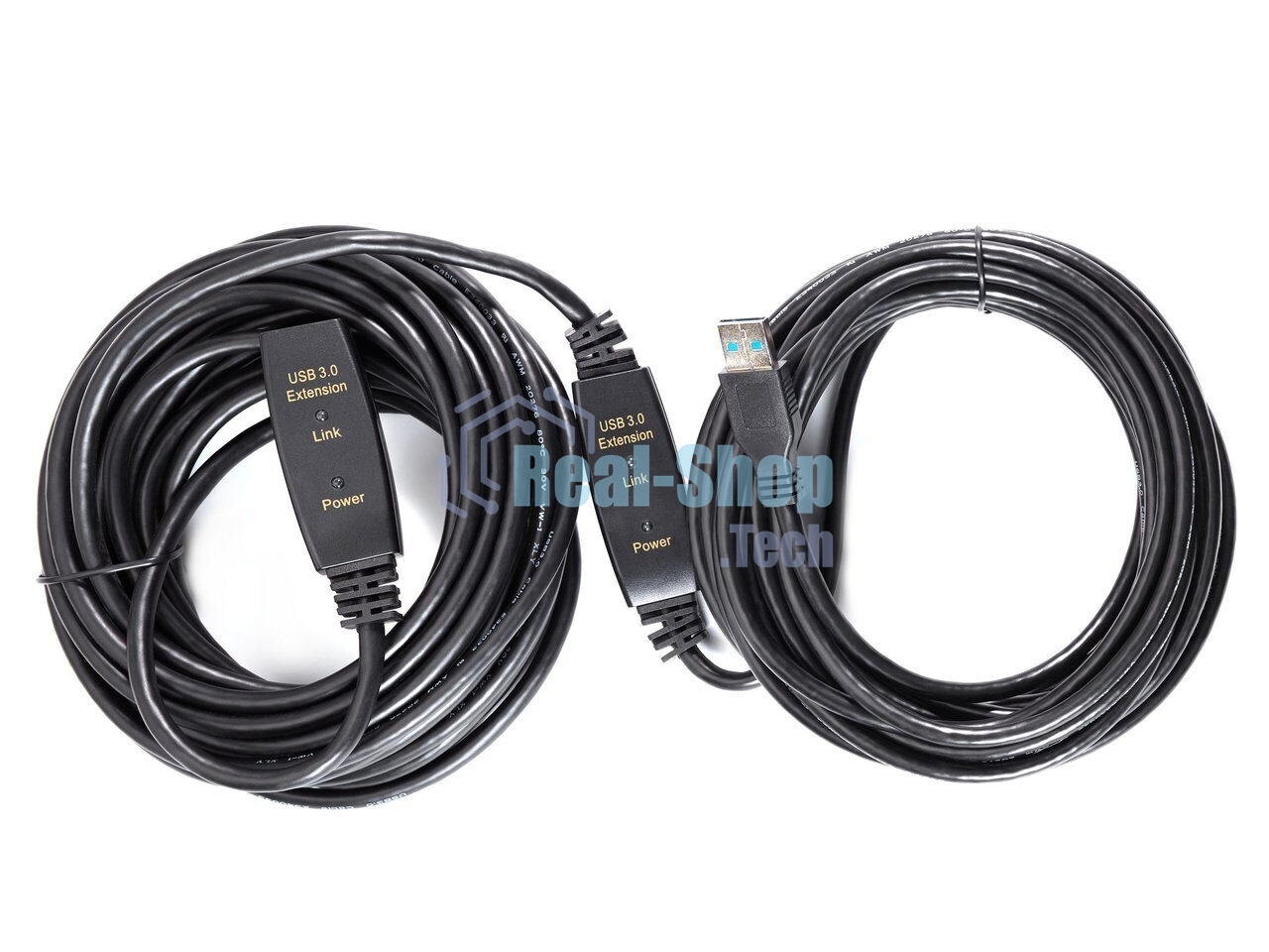 Кабель-адаптер USB3.0-repeater, удлинительный активный Am-->Af 15м QUST/qust