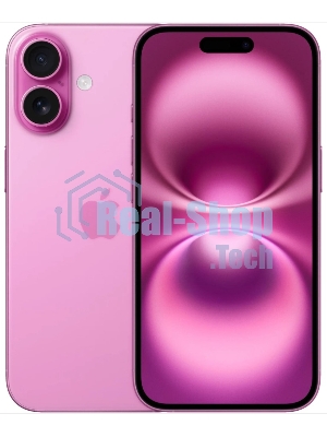Смартфон Apple iPhone 16, 8/256Gb, розовый