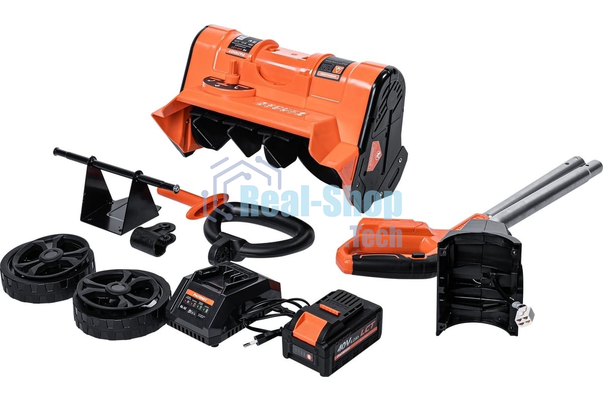 Снегоуборщик аккумуляторный ручной PATRIOT PE 4141 LCT 40V 1АКБ 4Ah + З\У в комплекте