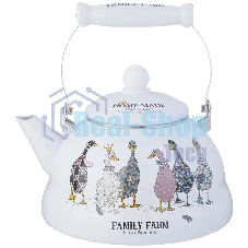 Чайник эмалированный AGNESS 934-627 FAMILY FARM 3 л