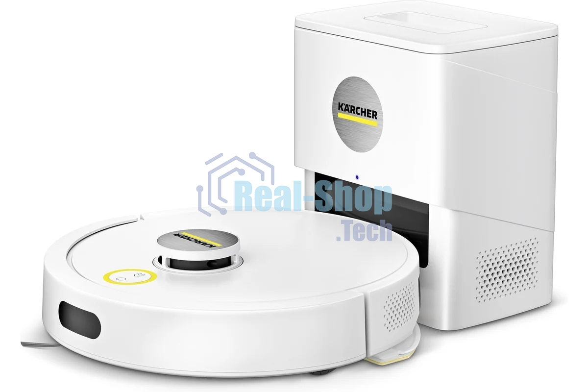 Робот-пылесос Karcher RVC 3 Comfort белый, 2600 мАч Li-Ion, уборка сухая/влажная, пылесборник контейнер 0.5 л