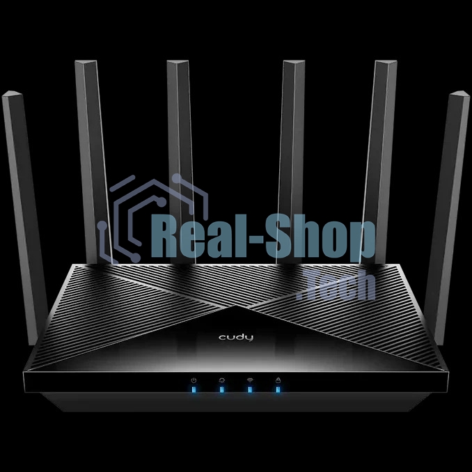 Маршрутизатор Cudy APP BE6500 2.5G Dual Band Wi-Fi 7 Mesh Router, Chipset Broadcom, 802.11be/ax/ac/a/b/g/n, 5764Mbps at 5GHz + 688Mbps at 2.4GHz, 1 x 2.5Gbps WAN Port, 4 x 10/100/1000Mbps Ports, 6 x 5dBi fixed antennas, WiFi router/AP/Repeater/WISP Mode, PPTP/L2TP/OpenVPN/WireGuard, MLO, MU-MIMO, Guest network, WPS, DDNS, IPv6, IPTV, WOL, WPA3, TR069/TR098/TR111/TR181