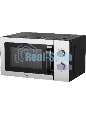 Микроволновая печь Vitek VT-MW1420 черный, 20 л, 700 Вт, переключатели — поворотный механизм