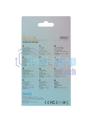 Мышь беспроводная AULA AM207 Green