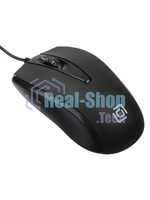 Мышь проводная Oklick 325M черный, 1000 dpi, USB, кнопки - 3