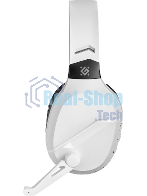 Гарнитура Defender Phantom Pro белый, беспроводная + проводная, Bluetooth, USB / mini jack 3.5 мм